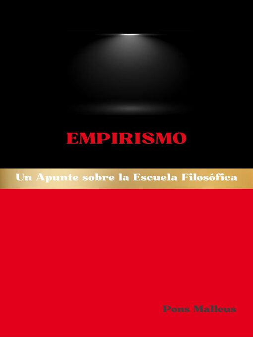 Title details for Empirismo by Pons Malleus - Available